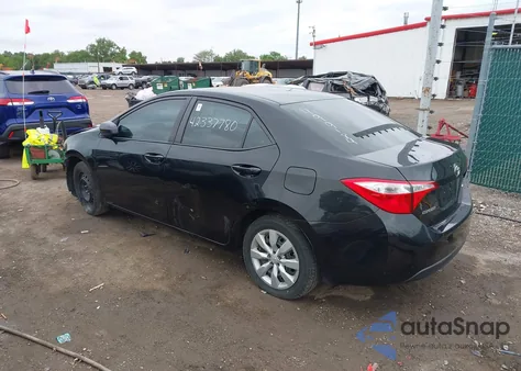 2016 Toyota Corolla Le из США, поврежденный, VIN 2T1BURHE5GC499184
